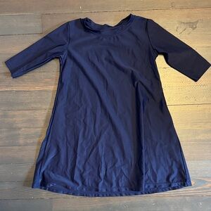 Tottini Girls Navy Swim Dress, side 5
